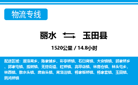 麗水到玉田縣物流專線-麗水至玉田縣貨運公司